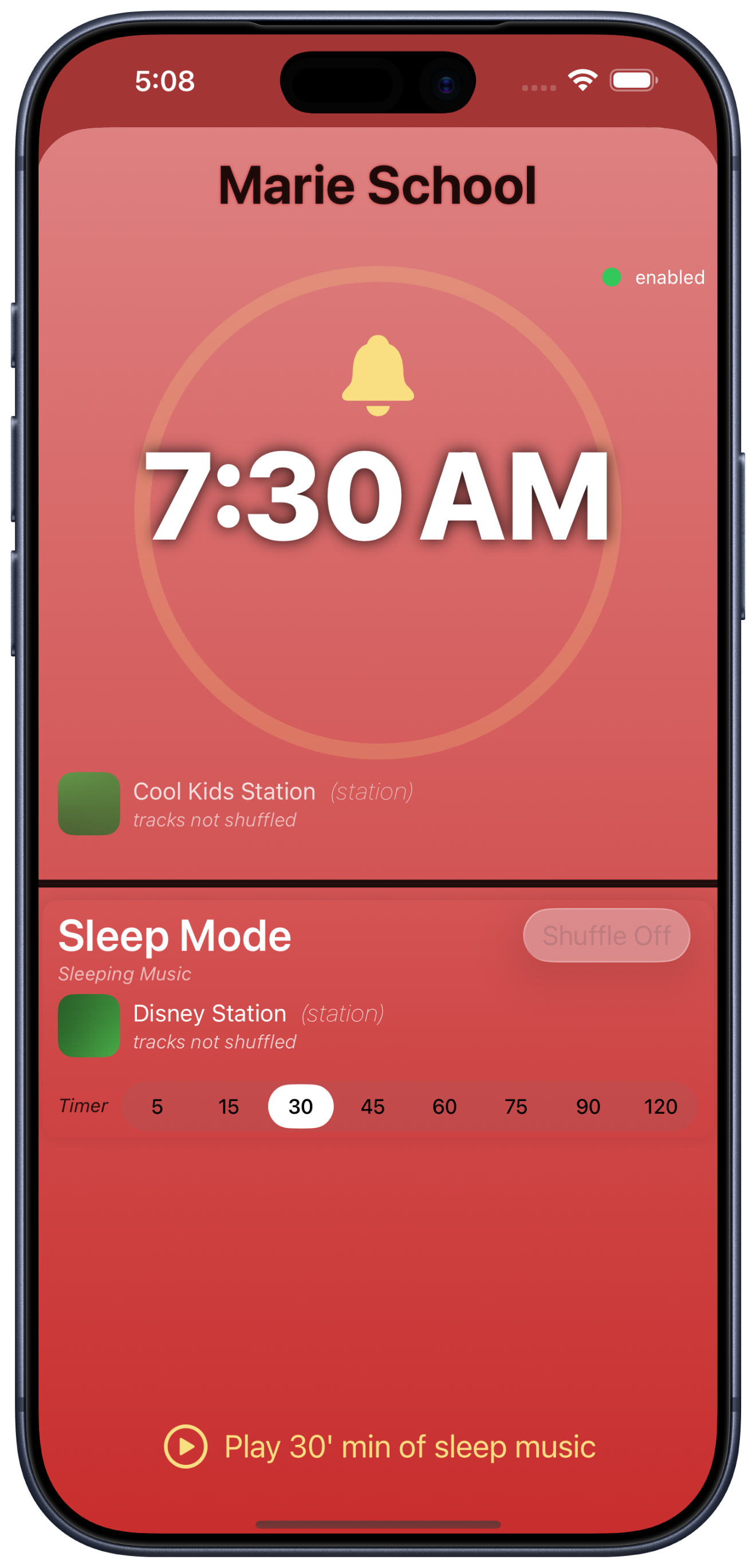 TuneUp! Fall Asleep View